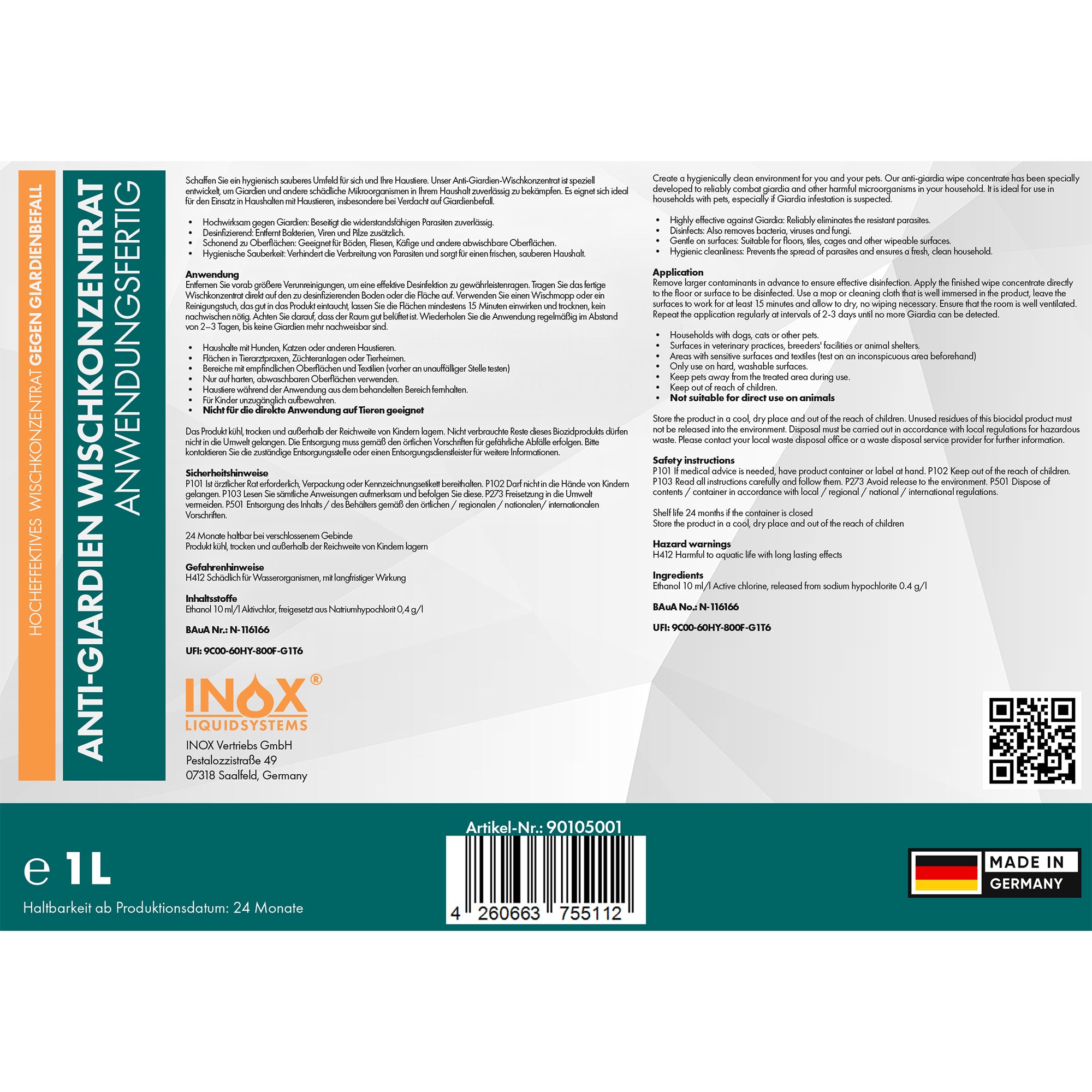 Anti Giardien-Wischkonzentrat