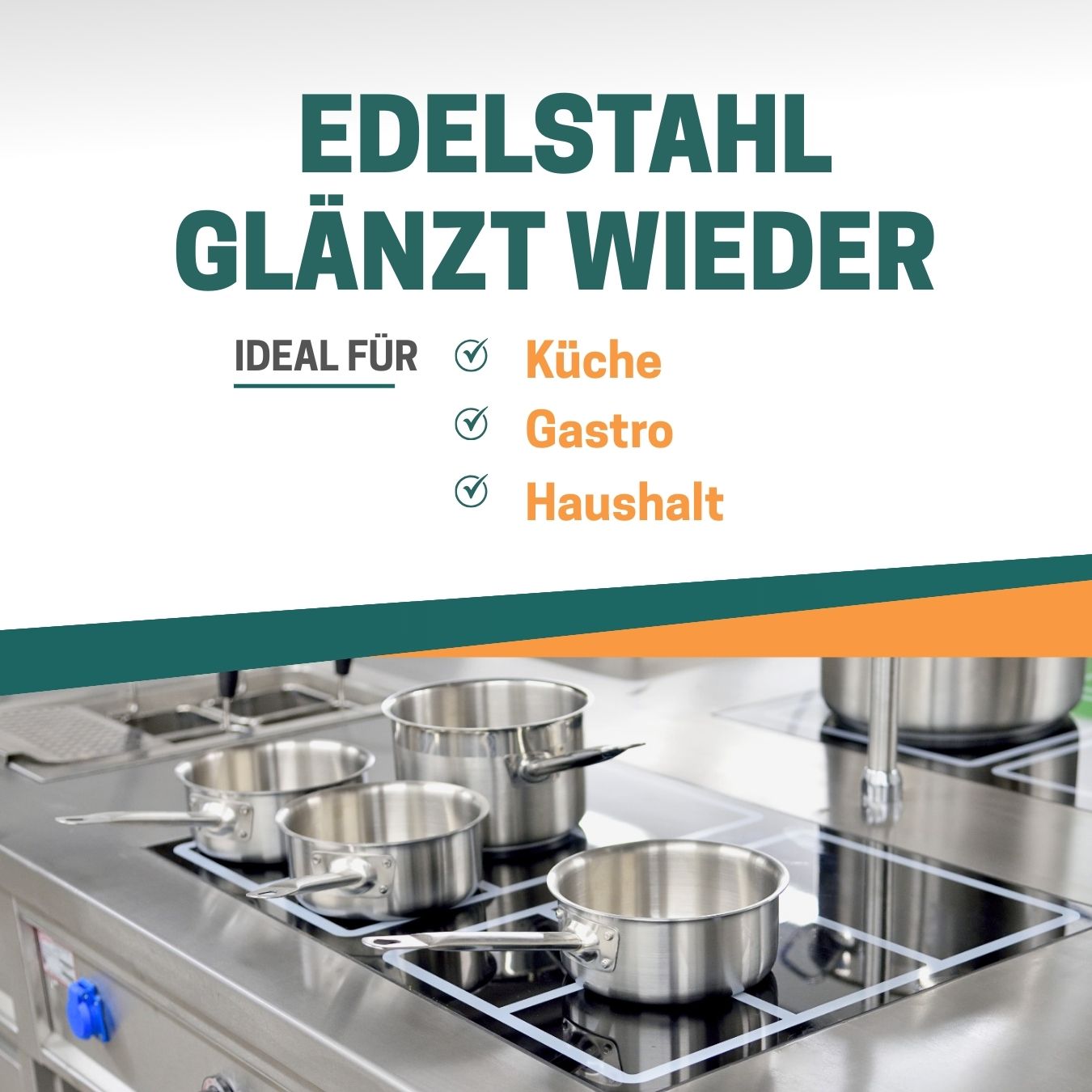 Edelstahlreiniger – Flüssig