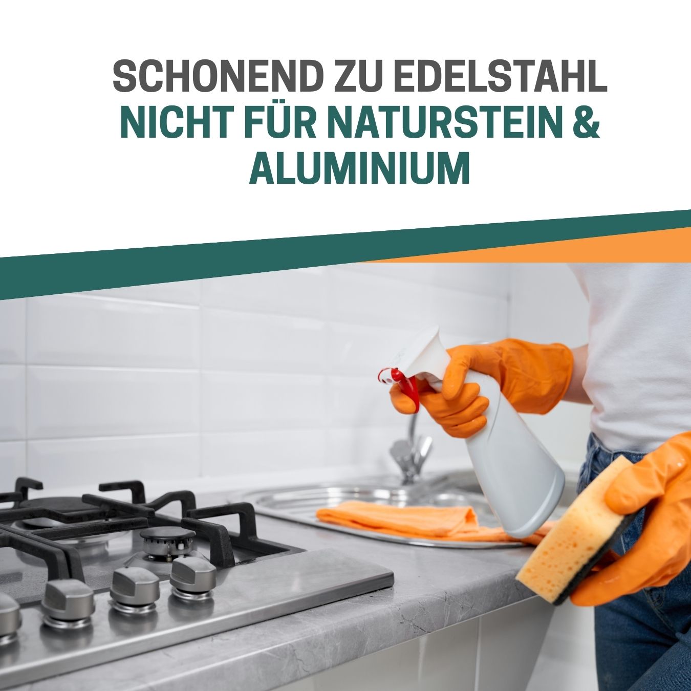 Edelstahlreiniger – Flüssig