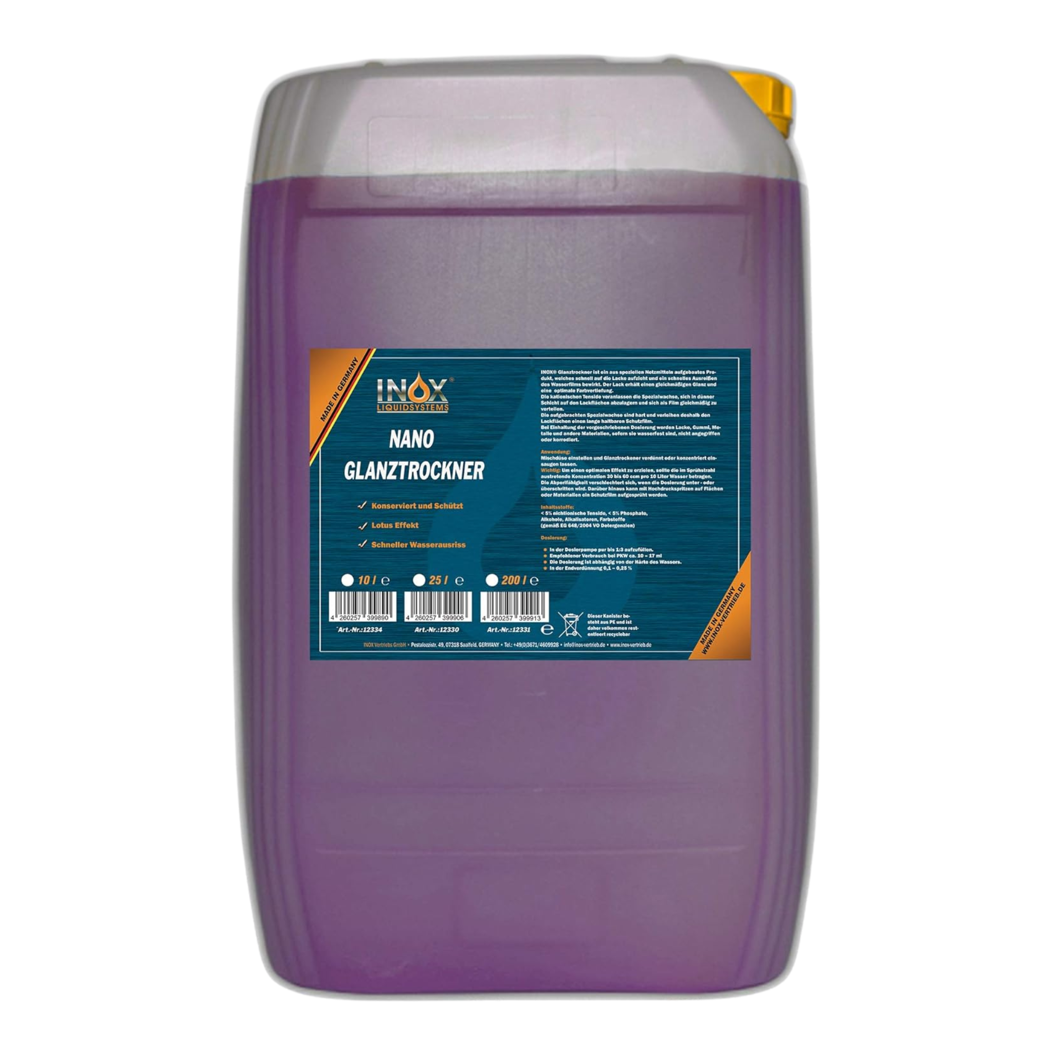 Nano Glanztrockner Konzentrat
