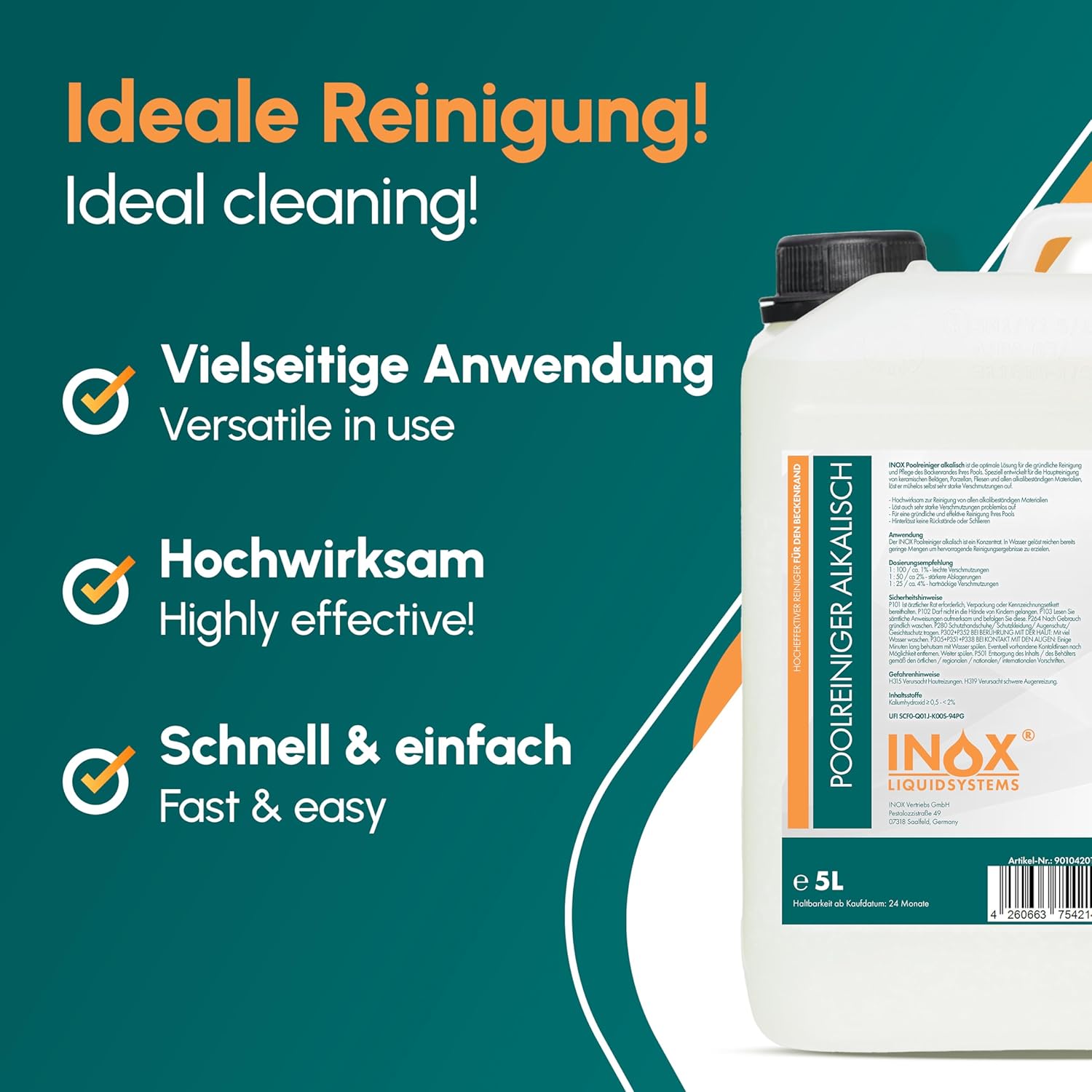 Pool Randreiniger alkalisch