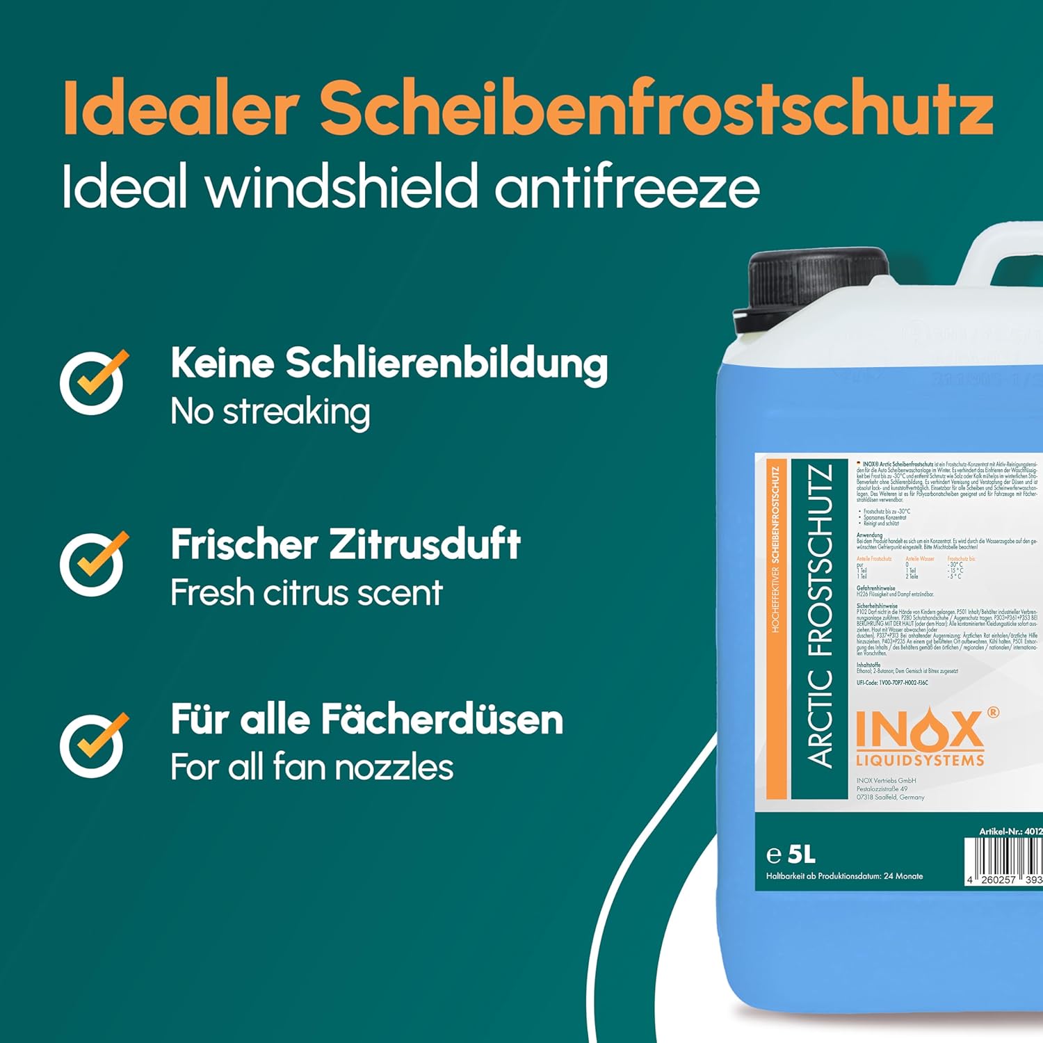 Scheibenfrostschutz Konzentrat