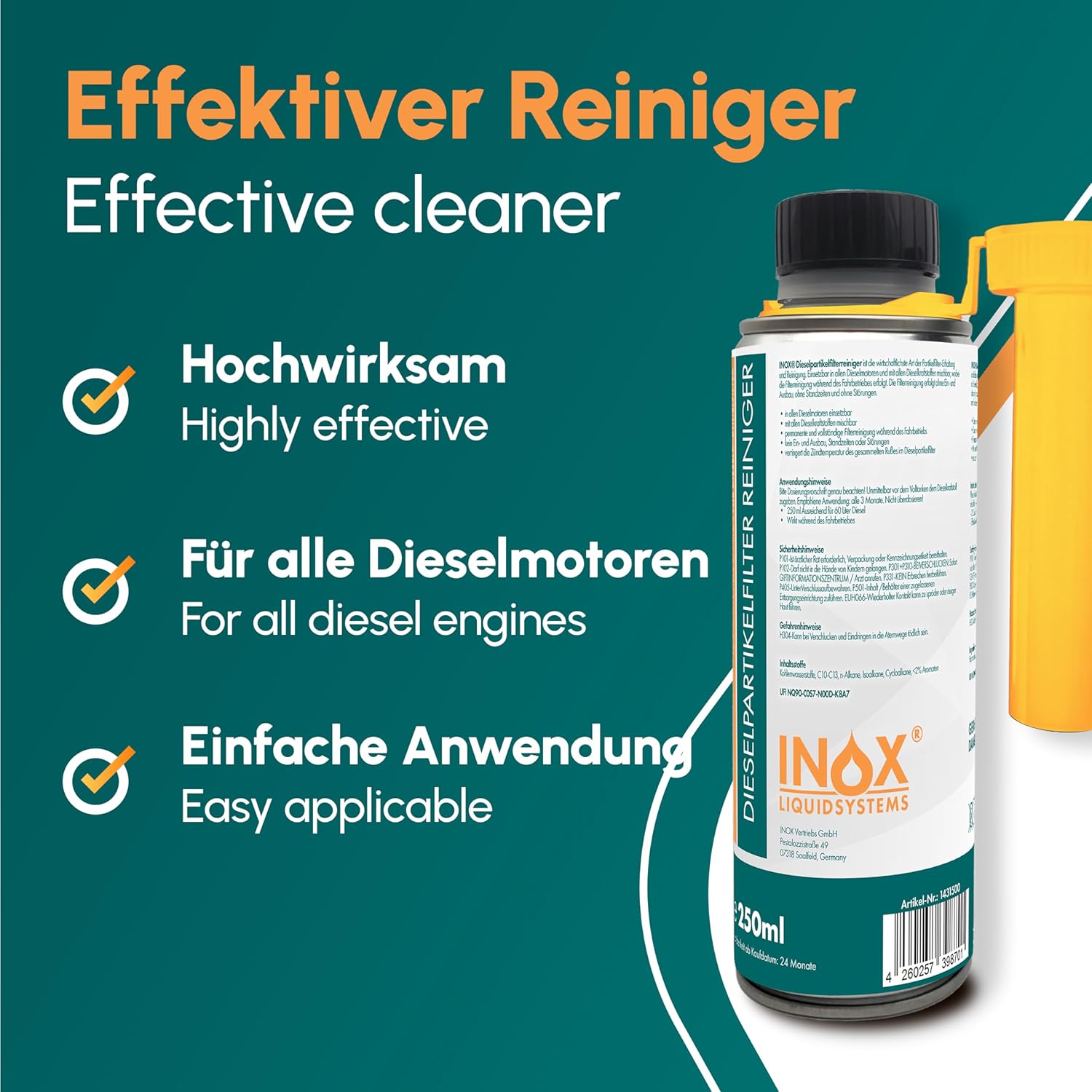 Dieselpartikelfilter Reiniger