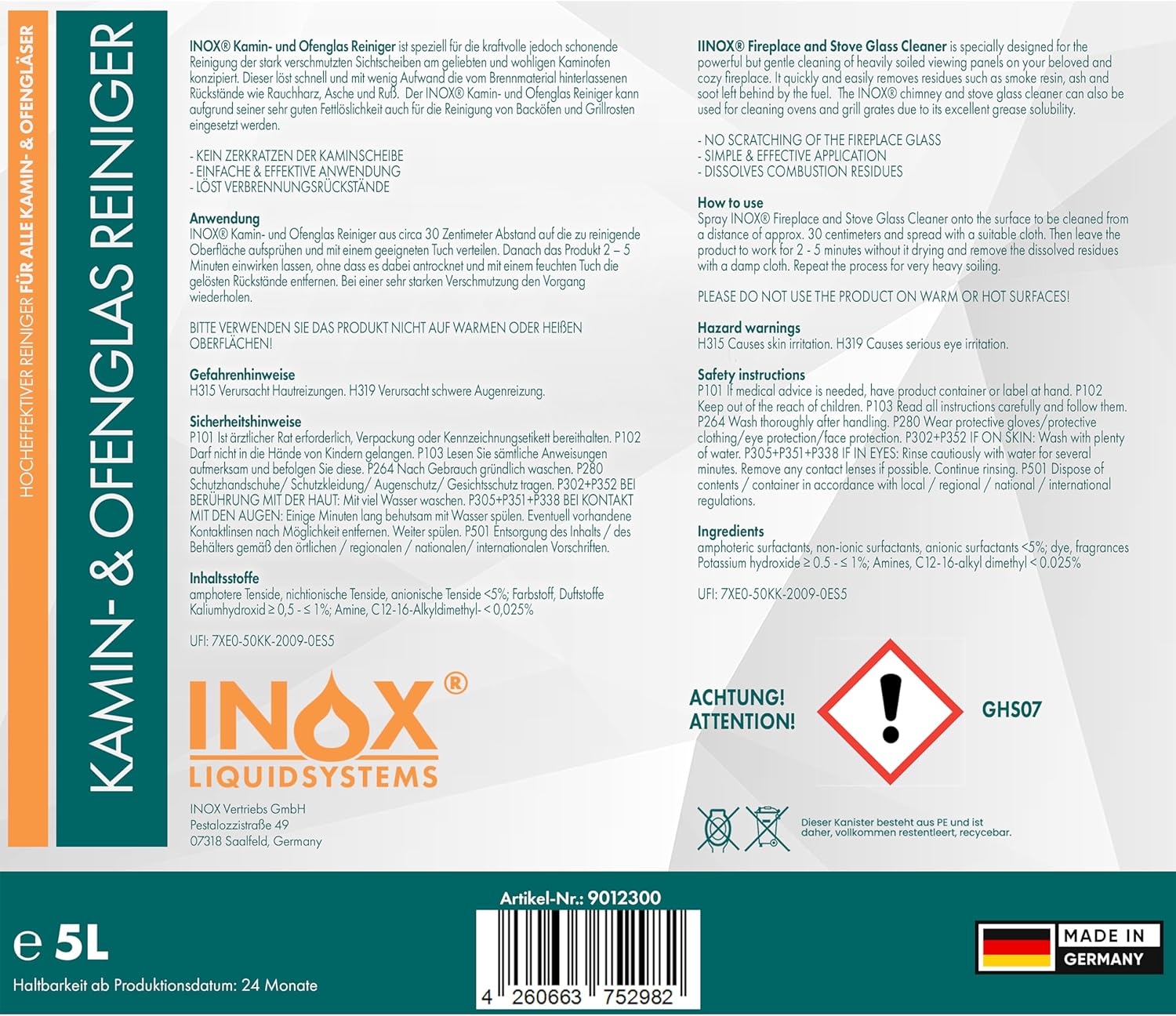 Kaminscheibenreiniger