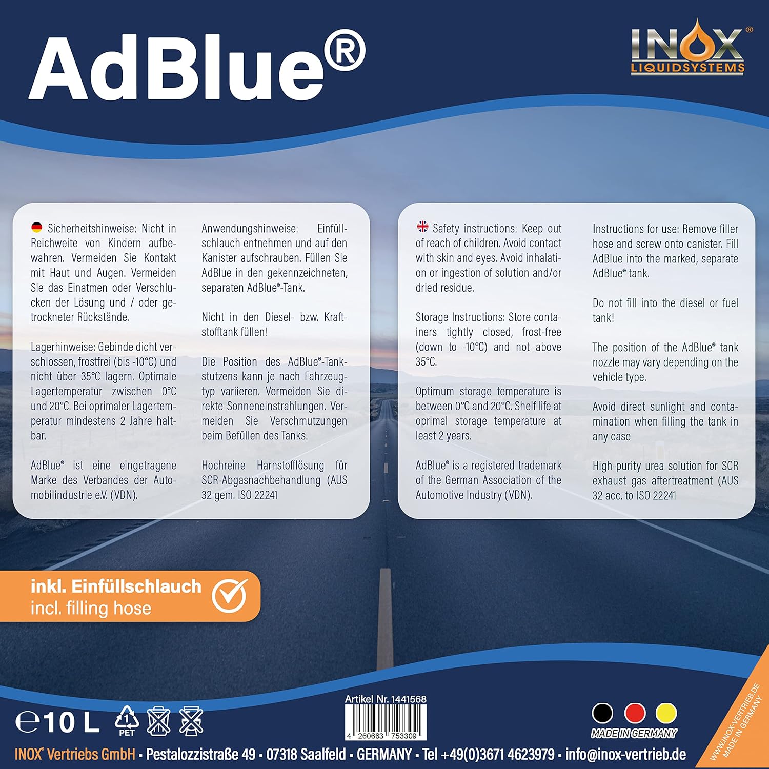 AdBlue® SCR Abgasnachbehandlung