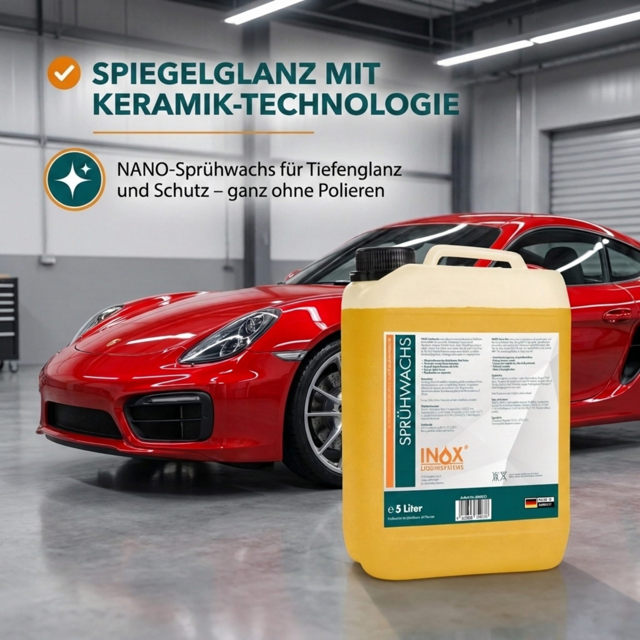 NANO Sprühwachs mit Keramik-Technologie