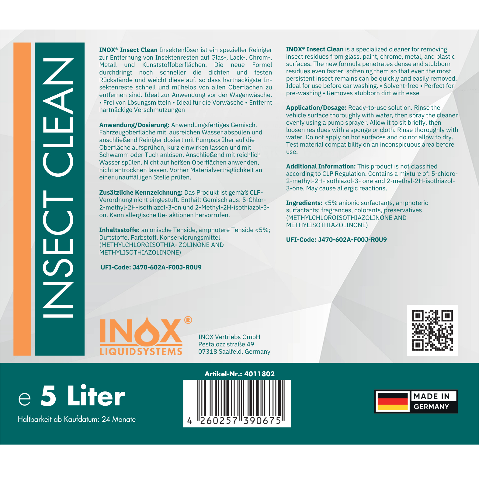 Insektenreiniger Auto