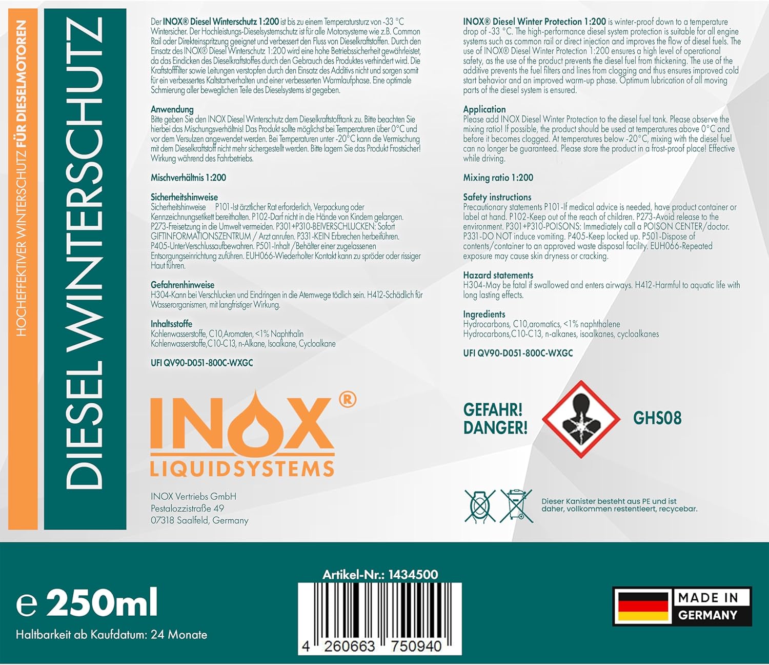 Diesel Winterschutz