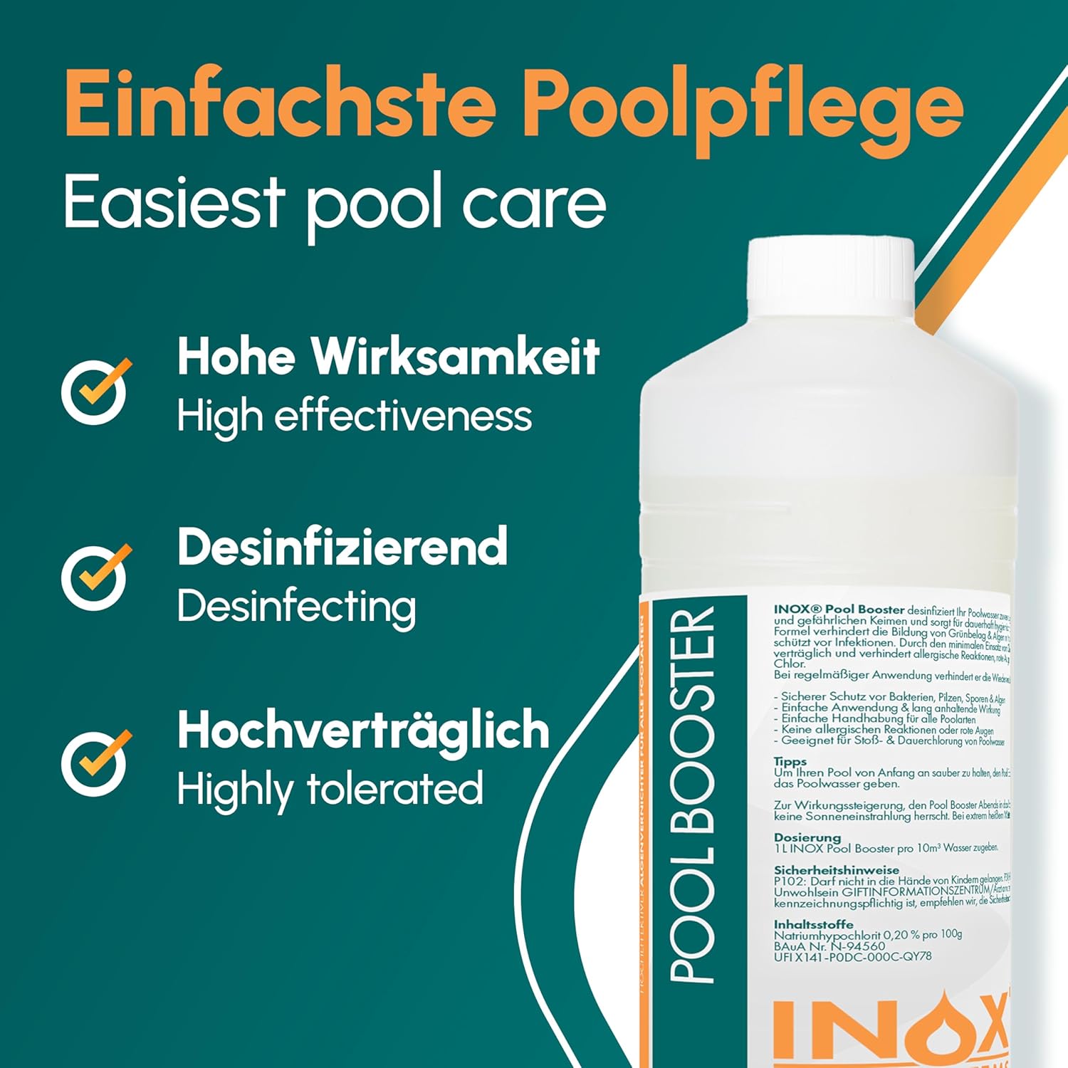 Pool Booster, ab 1L