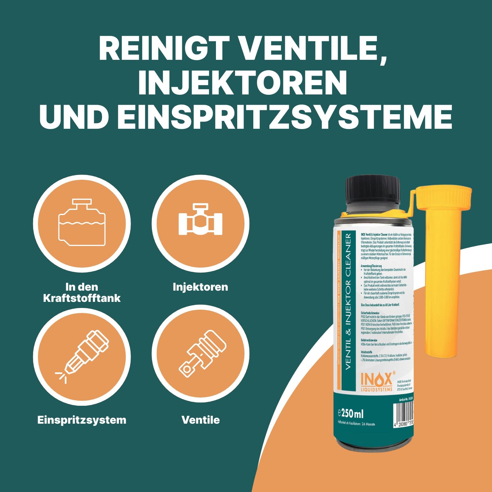 Ventil Injektor Cleaner Additiv