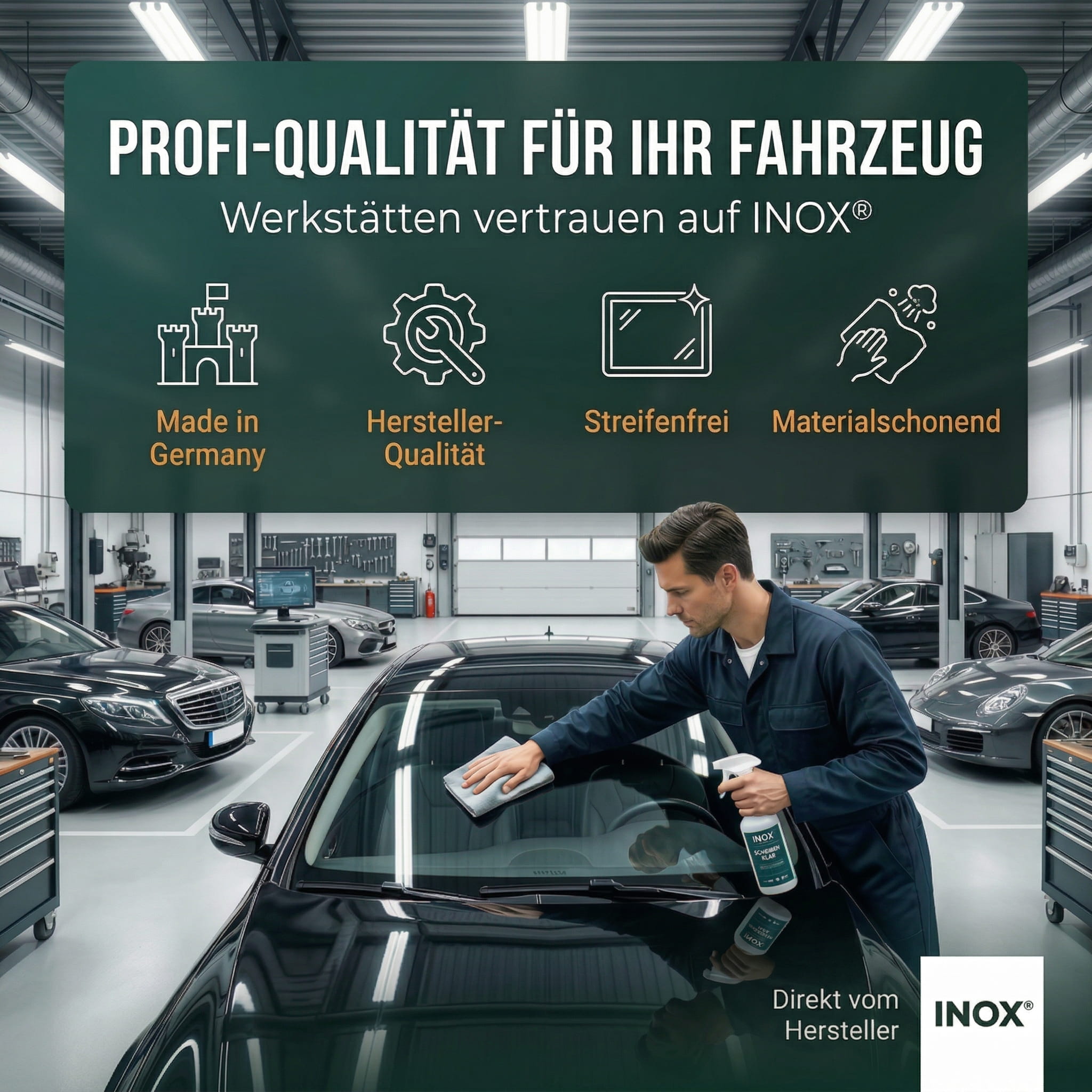 Scheiben Klar Konzentrat