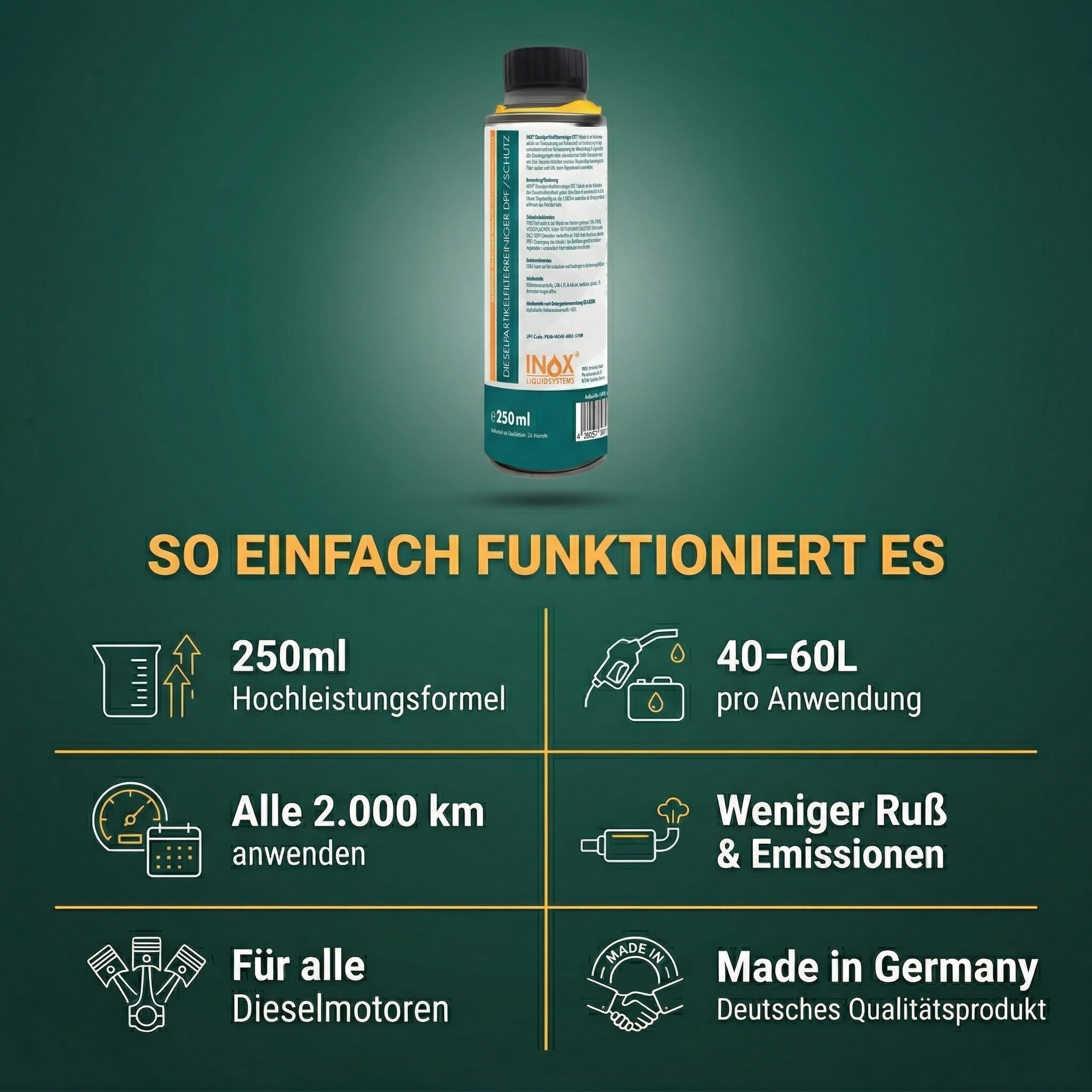 Dieselpartikelfilter Reiniger
