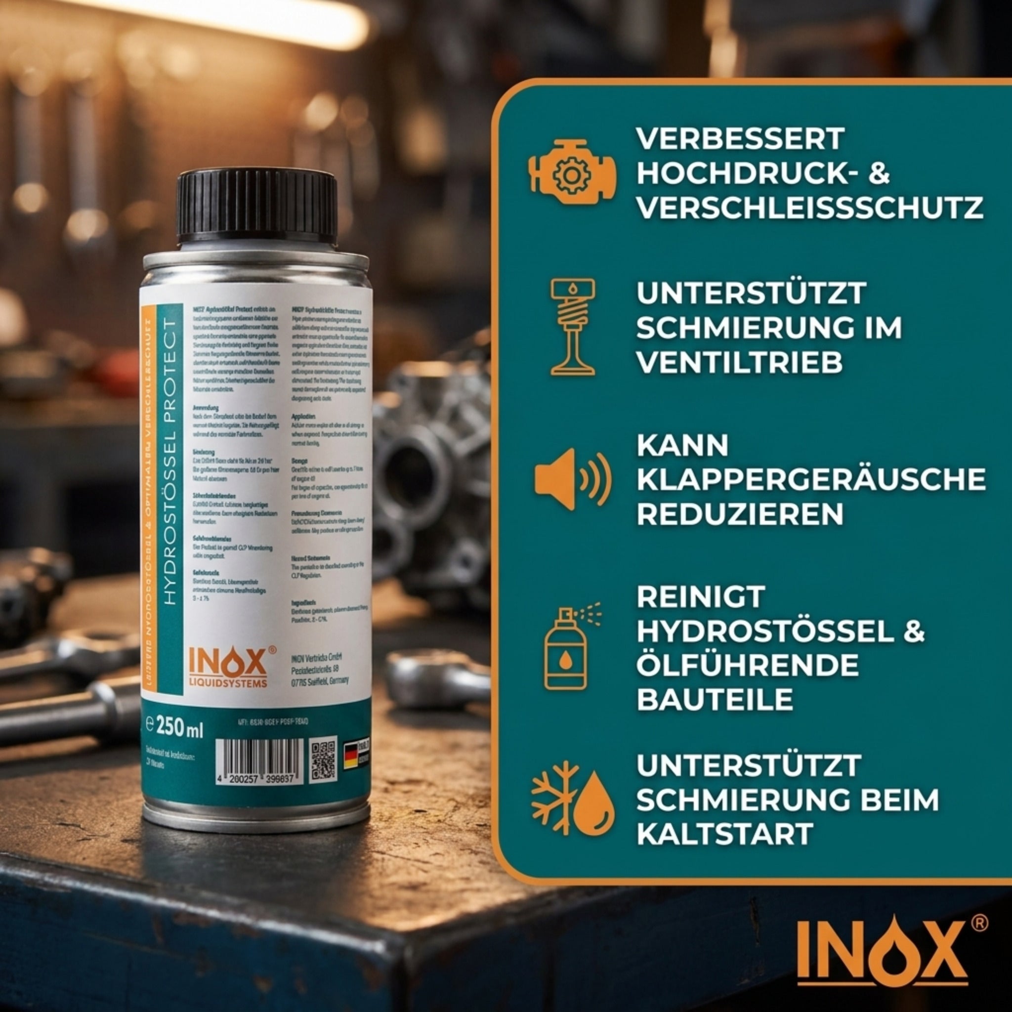 Hydrostößel Care Reinigung