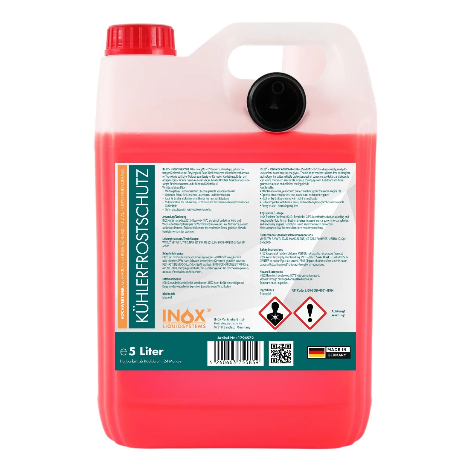 Kühlerfrostschutz IG12+ ReadyMix -35°C